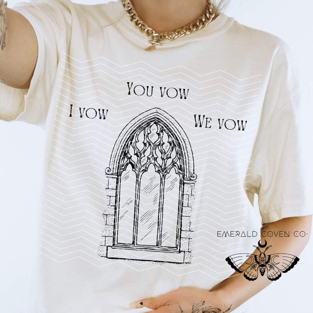 I VOW *BLACK TEXT*