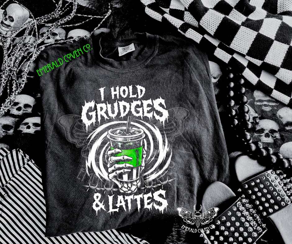 I HOLD GRUDGES *BLACK FABRIC ONLY*