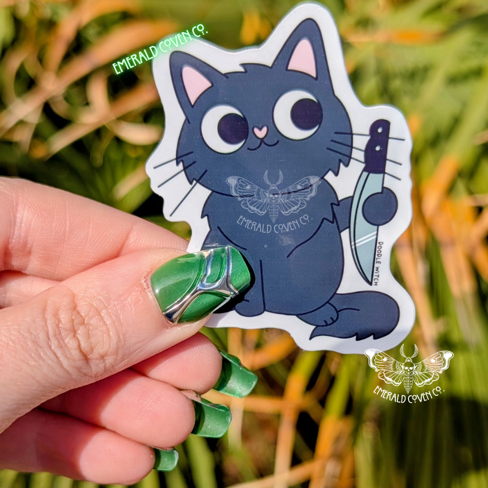 STABBY KITTY STICKER