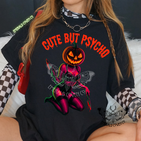 CUTE BUT PSYCHO *BLACK CLOTHING ONLY*