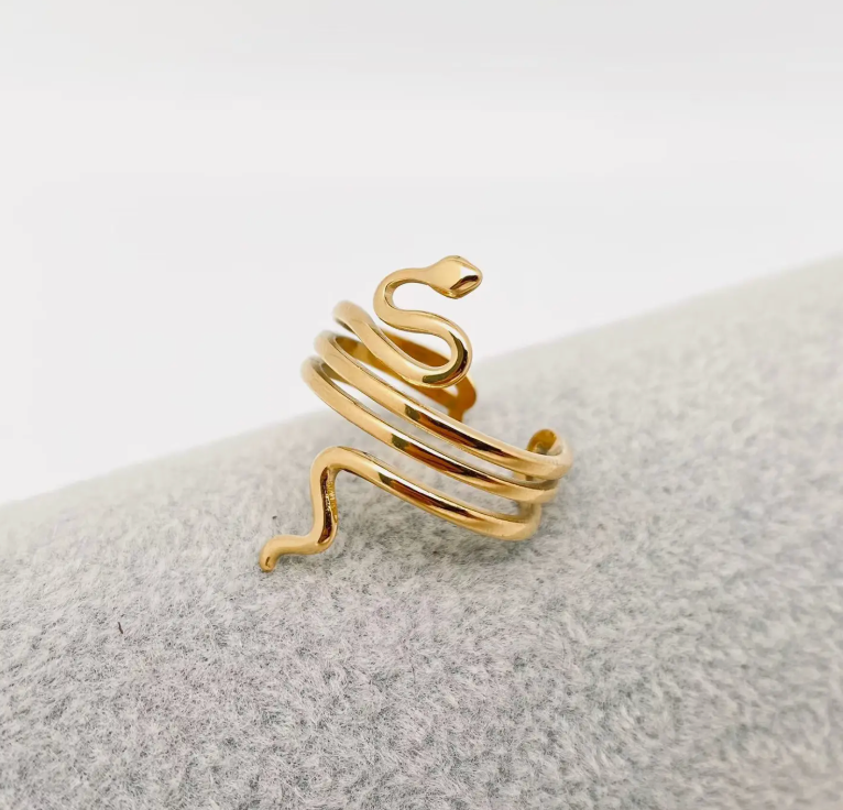 SNAKE ADJUSTABLE RING