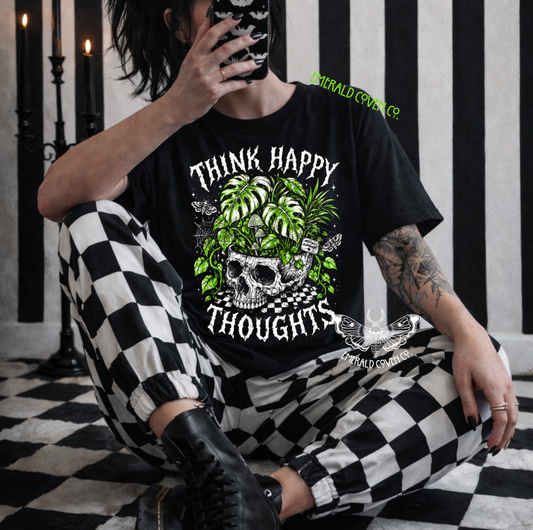 HAPPY THOUGHTS *BLACK FAB ONLY*