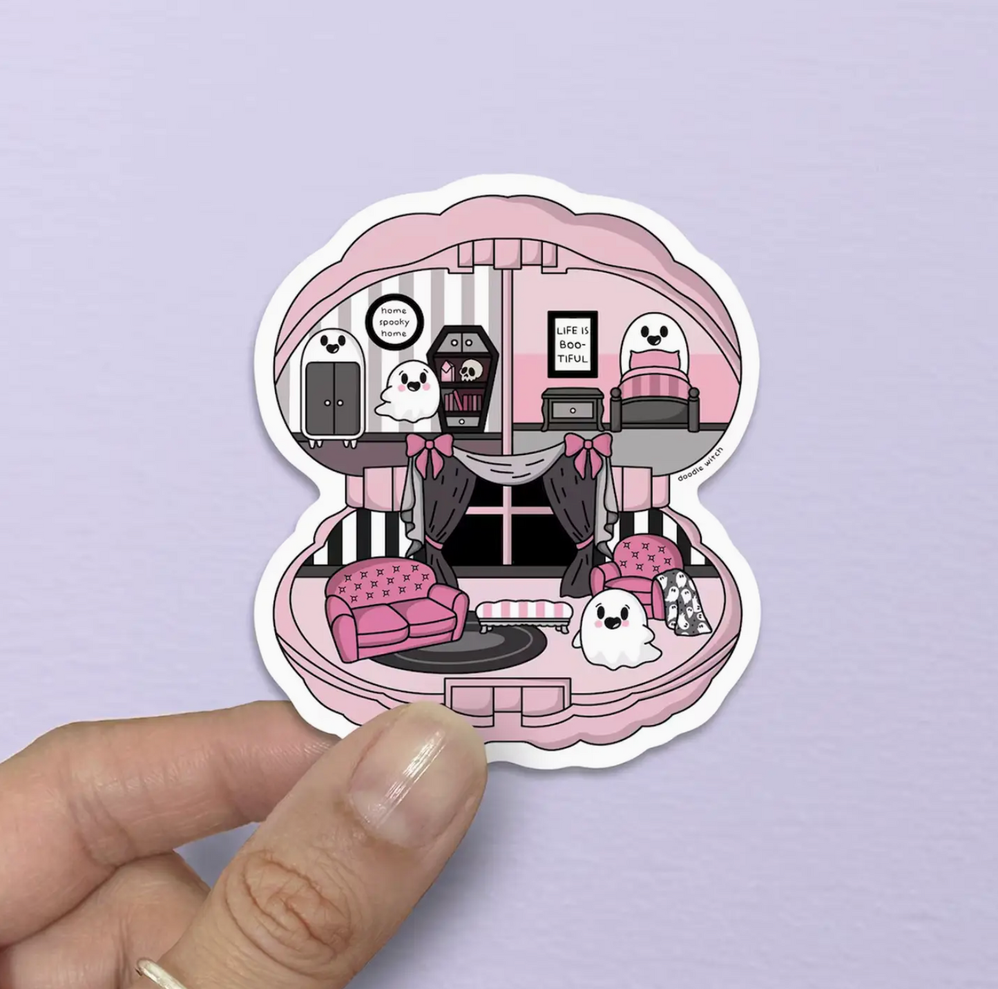 GHOST HOUSE STICKER