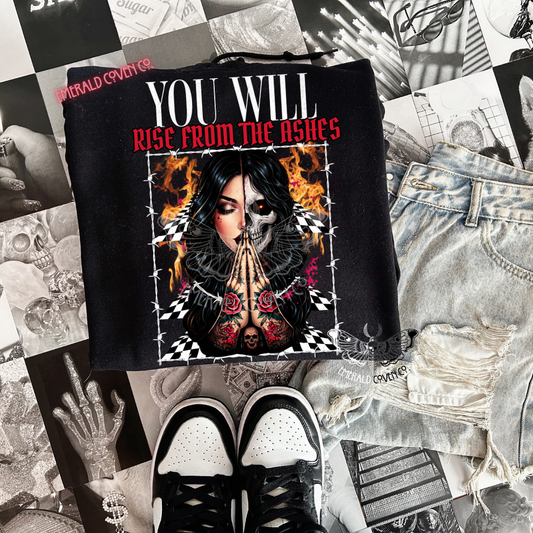 RISE FROM THE ASHES *Black only*