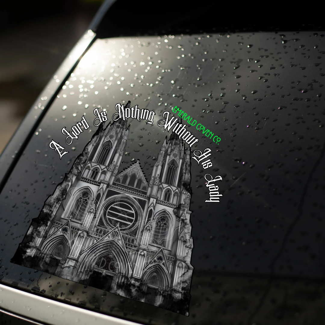A LORD IS NOTHING... CAR DECAL