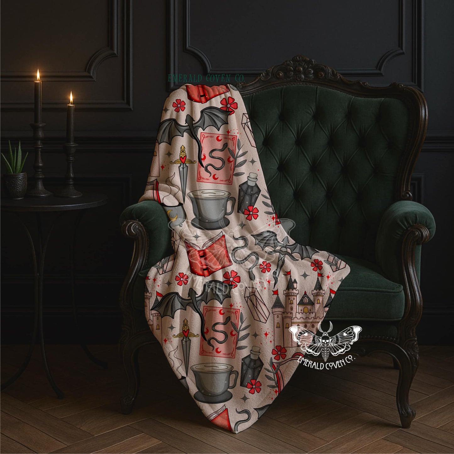 RED BOOKISH BLANKET